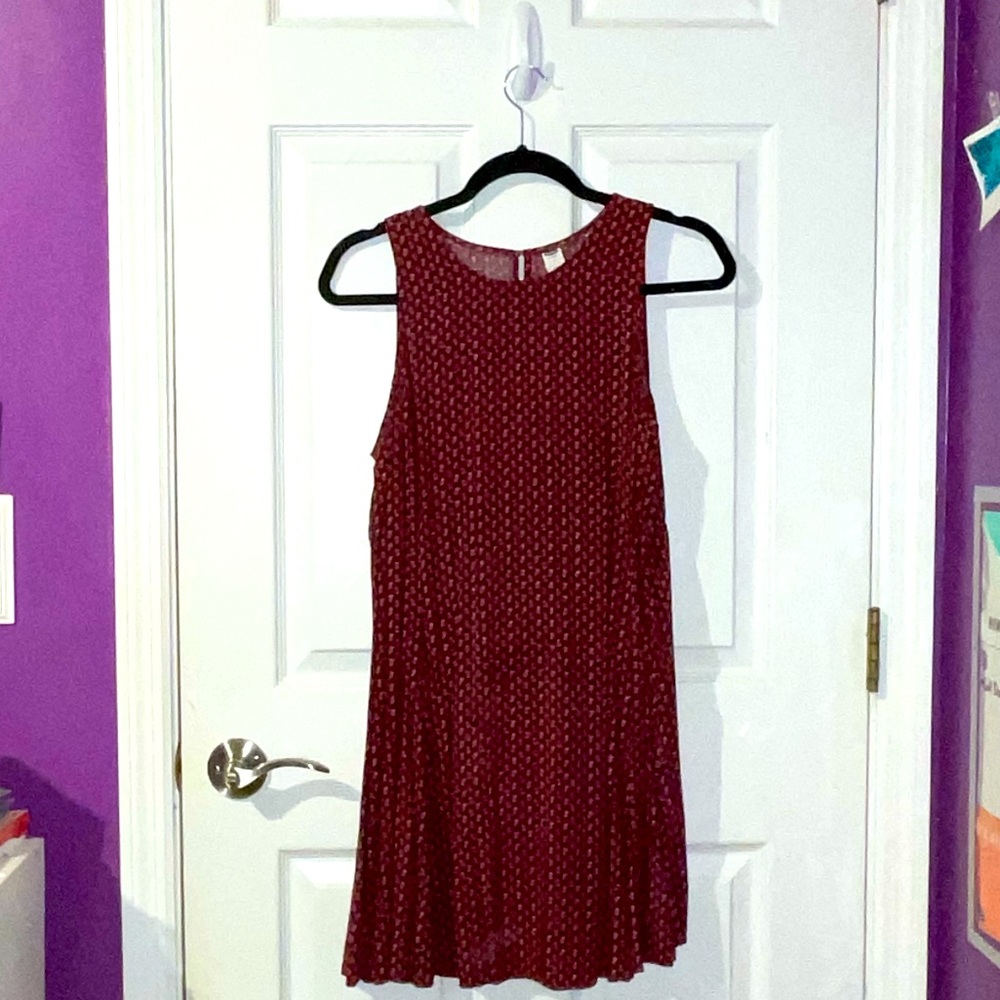 Old Navy Casual A-Line Burgundy Dress